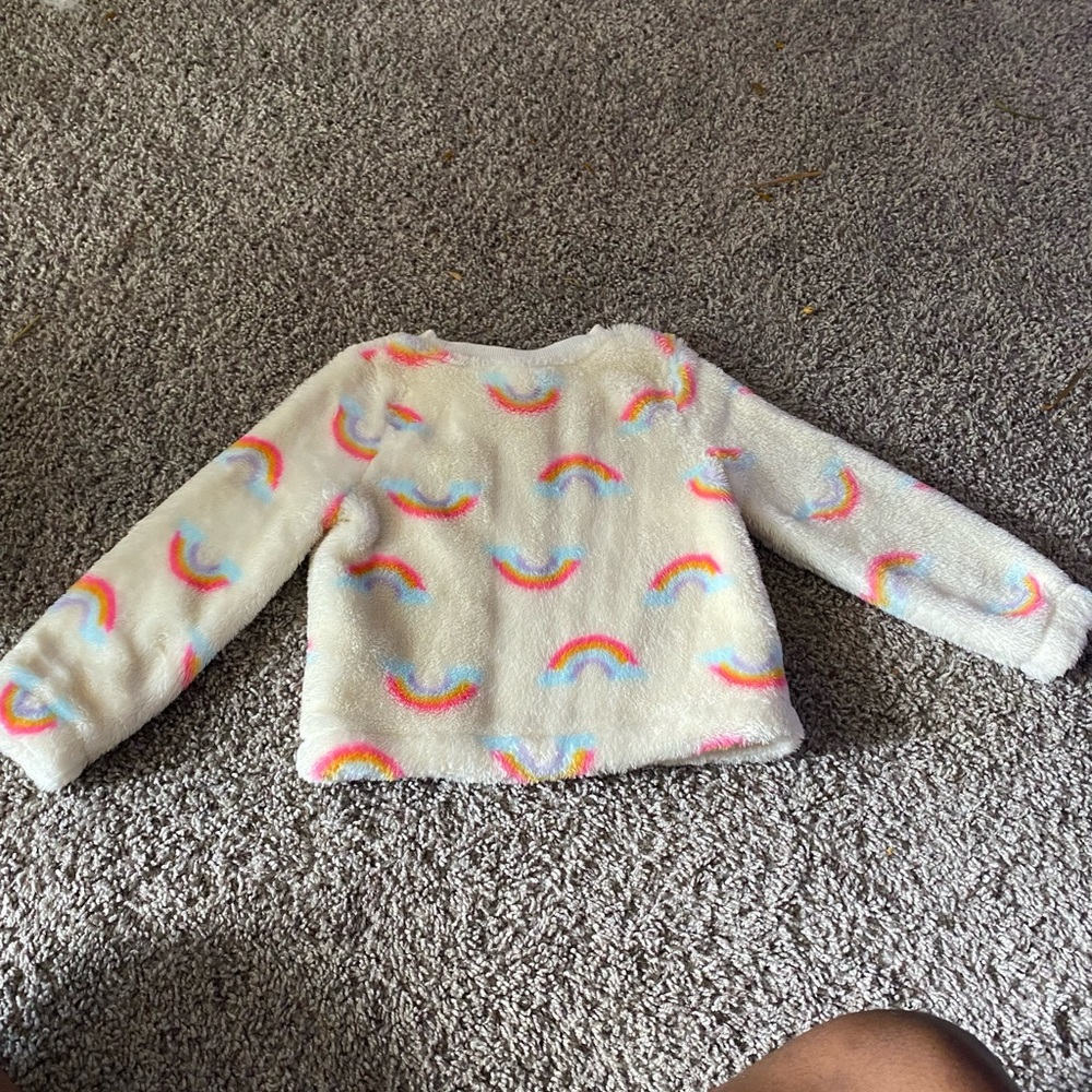 Toddler girl rainbow sweater 4T